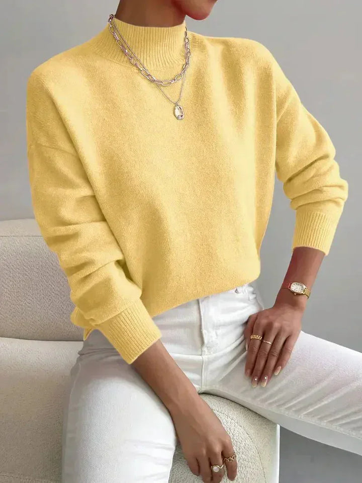 Léa | Suéter de Cuello Alto Suave