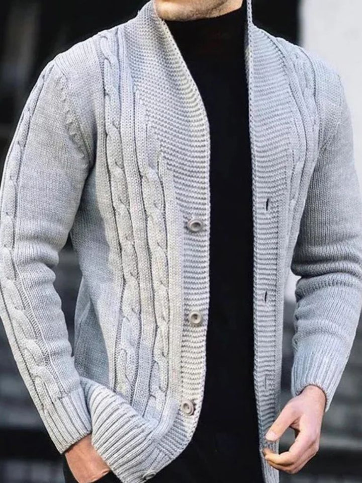 Men's Elegant Knit Cardigan - Dalton & Rowe