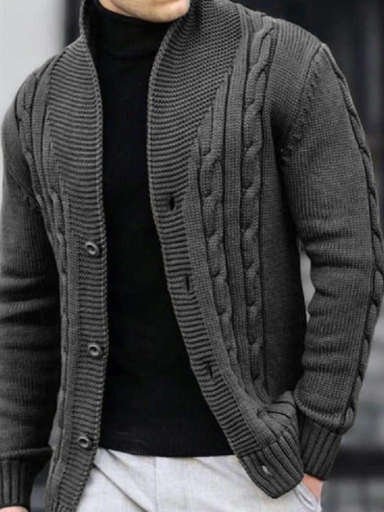 Men's Elegant Knit Cardigan - Dalton & Rowe
