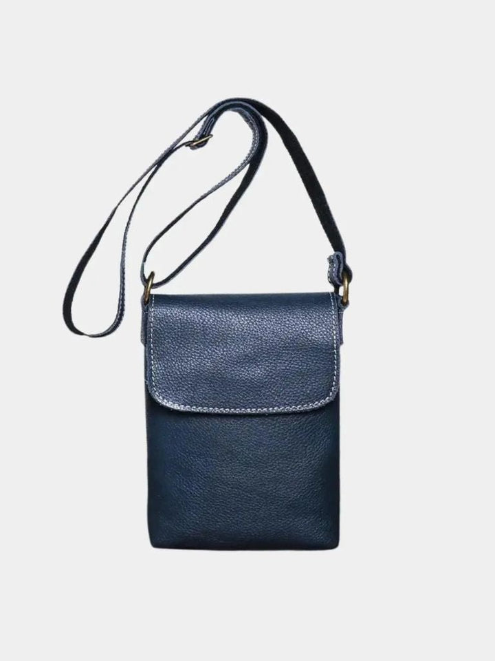 Men's Mini Leather Shoulder Bag - Dalton & Rowe