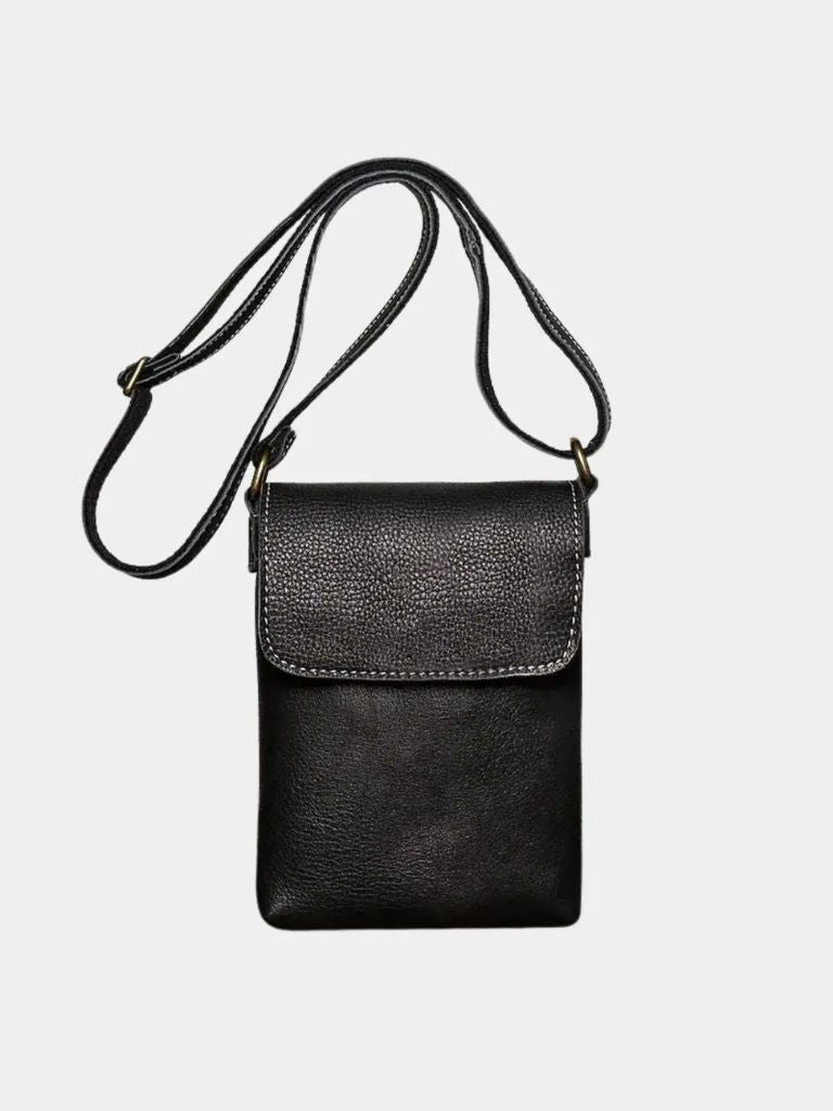 Men's Mini Leather Shoulder Bag - Dalton & Rowe