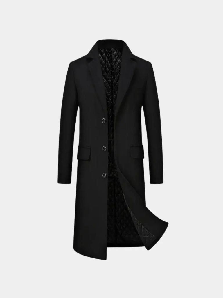 Mens Wool Blend Trench Coat - Dalton & Rowe