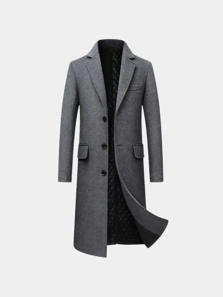 Mens Wool Blend Trench Coat - Dalton & Rowe