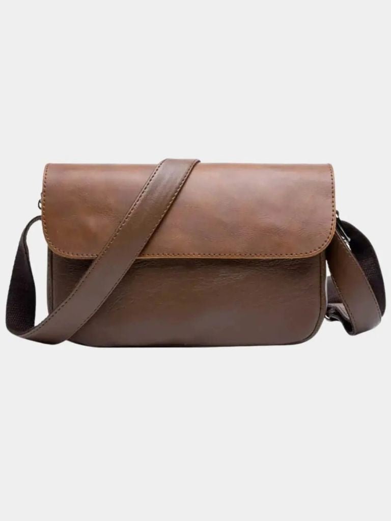 Milan Essential Leather Shoulder Bag - Dalton & Rowe