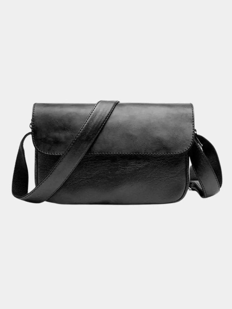 Milan Essential Leather Shoulder Bag - Dalton & Rowe