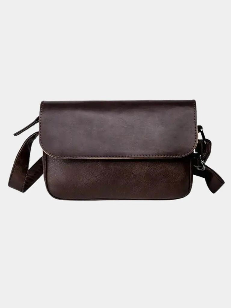 Milan Essential Leather Shoulder Bag - Dalton & Rowe
