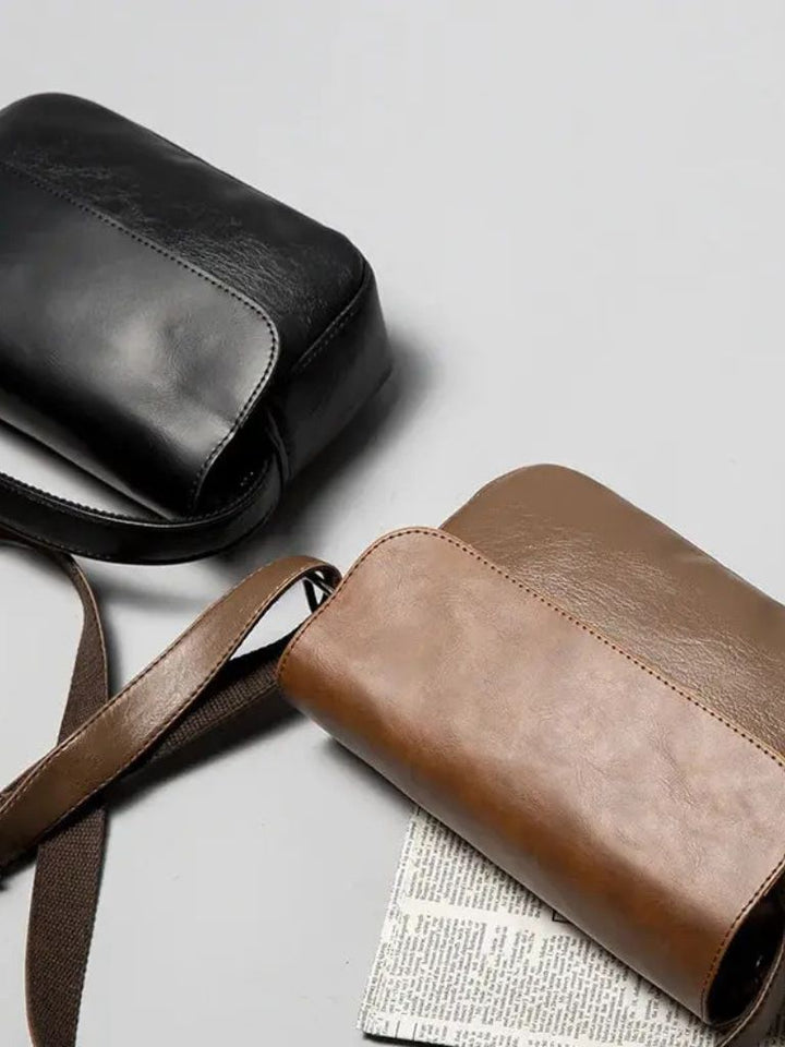 Milan Essential Leather Shoulder Bag - Dalton & Rowe