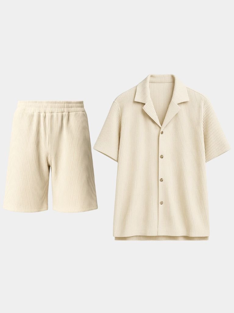 Minimalist Corduroy Set Shorts and Shirt - Dalton & Rowe