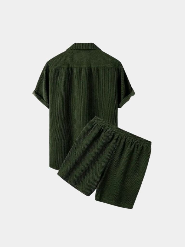 Summer Corduroy Set Shorts and Shirt - Dalton & Rowe