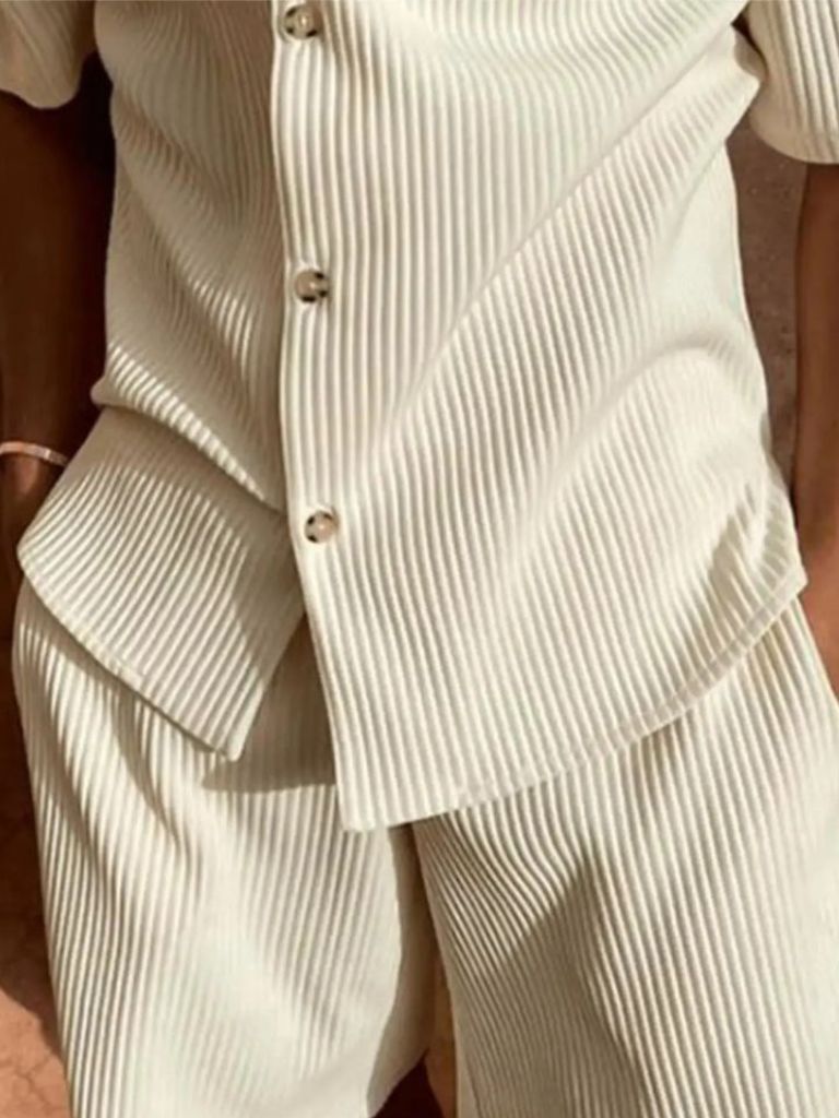 Minimalist Corduroy Set Shorts and Shirt - Dalton & Rowe