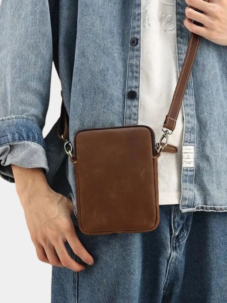 Minimalist Crossbody Leather Bag - Dalton & Rowe