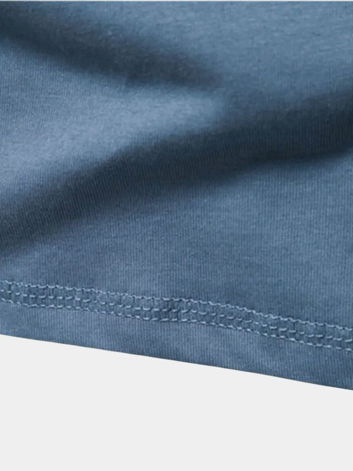 Minimalist Henley Neck Long Sleeve T-Shirt - Dalton & Rowe