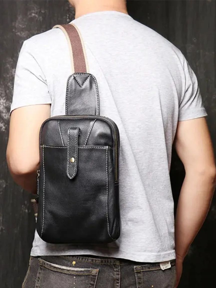 Minimalist Leather Shoulder Bag - Dalton & Rowe
