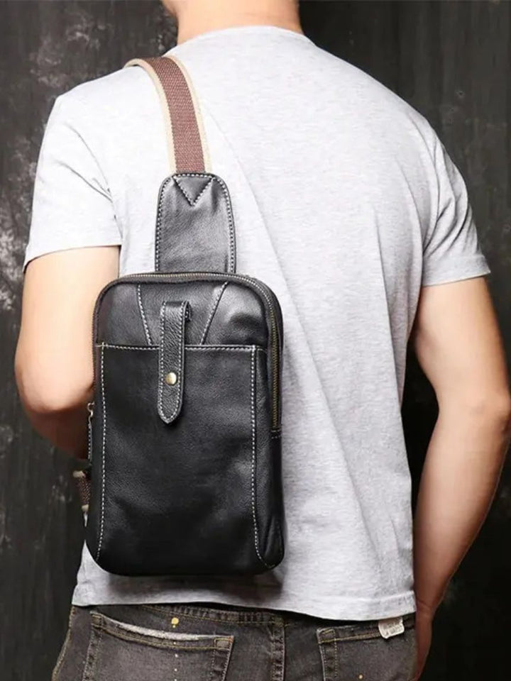 Minimalist Leather Shoulder Bag - Dalton & Rowe