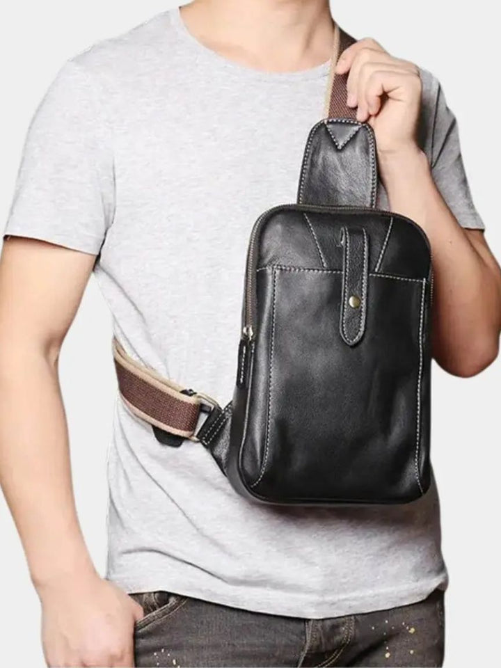 Minimalist Leather Shoulder Bag - Dalton & Rowe