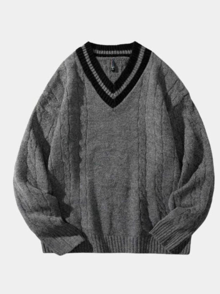 Minimalist V-Neck Sweater - Dalton & Rowe