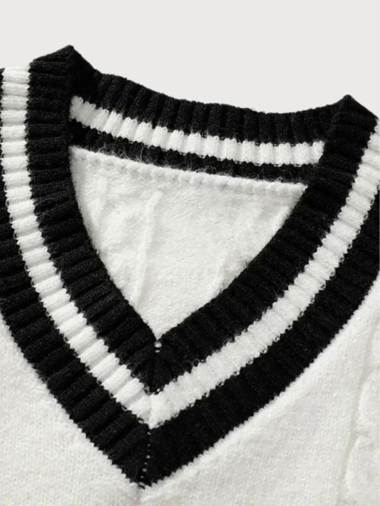 Minimalist V-Neck Sweater - Dalton & Rowe