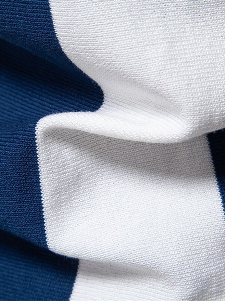 Navy Stripe Polo - Dalton & Rowe