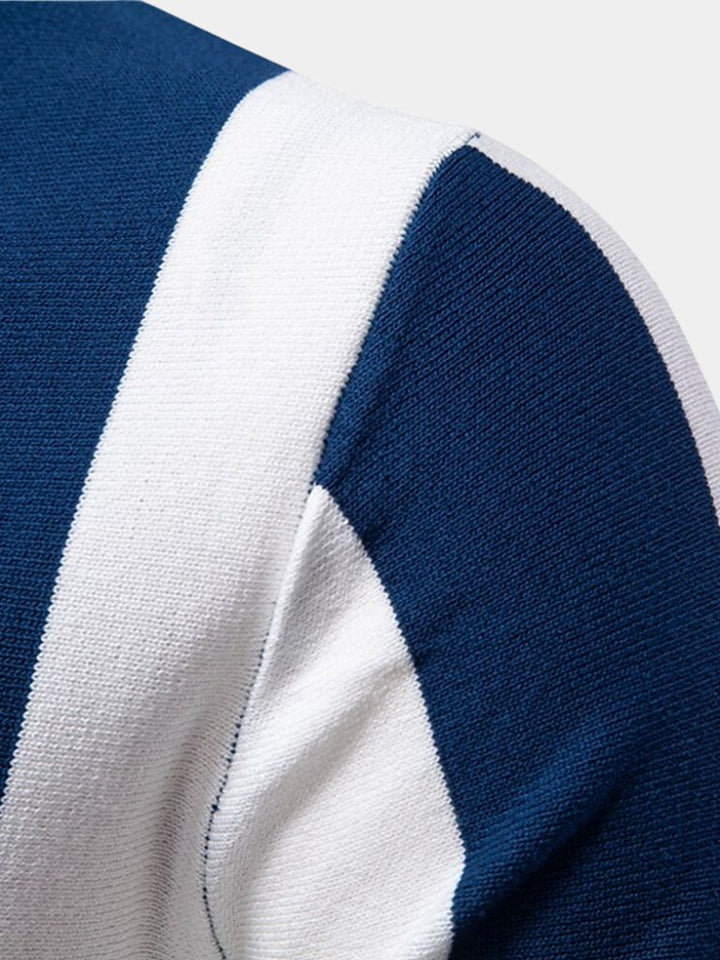Navy Stripe Polo - Dalton & Rowe