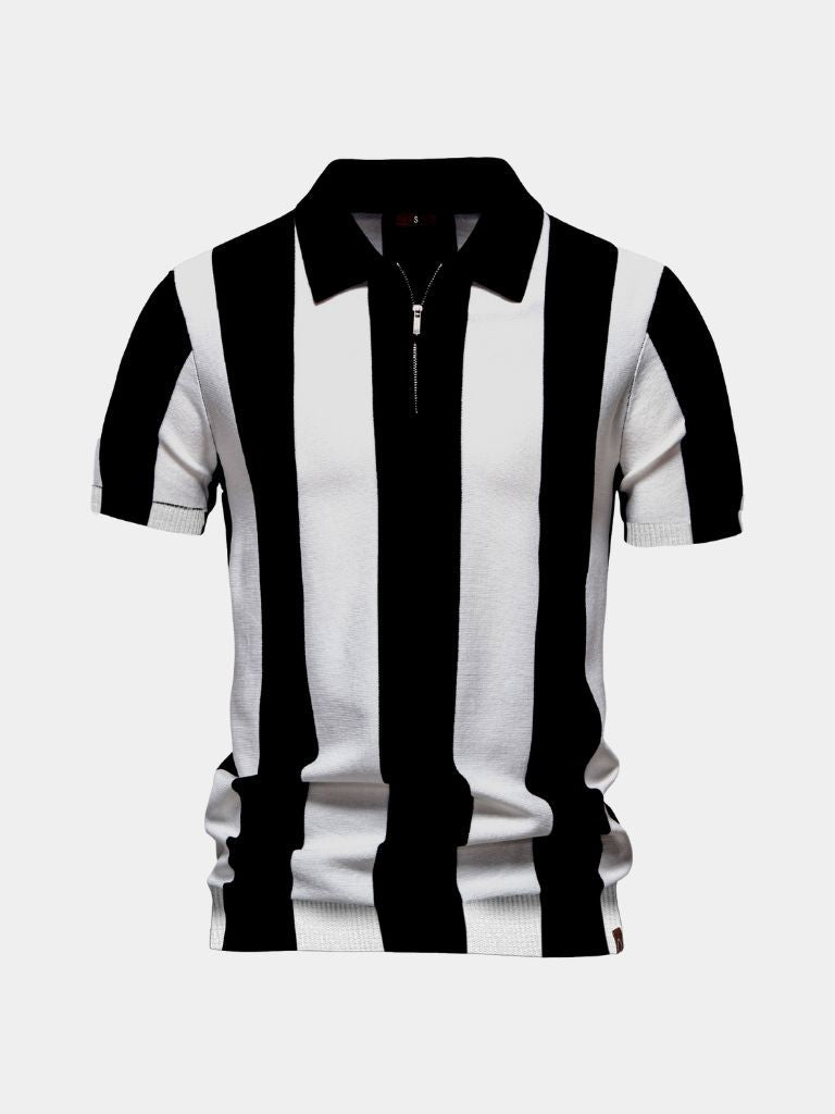 Navy Stripe Polo - Dalton & Rowe