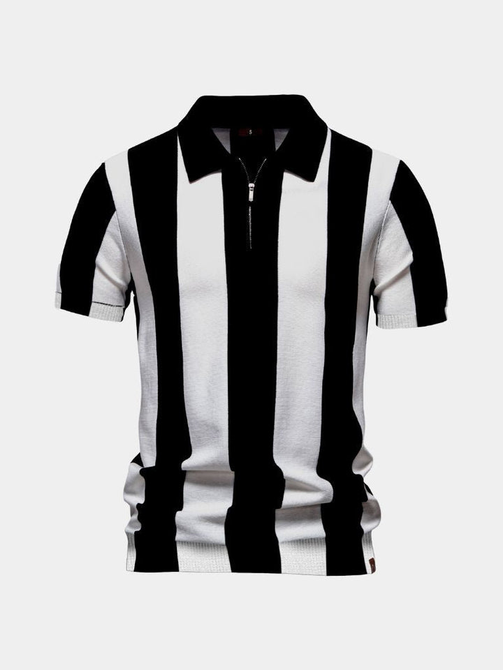 Navy Stripe Polo - Dalton & Rowe