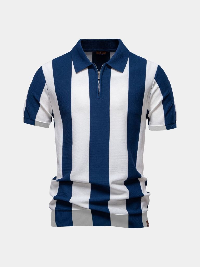 Navy Stripe Polo - Dalton & Rowe