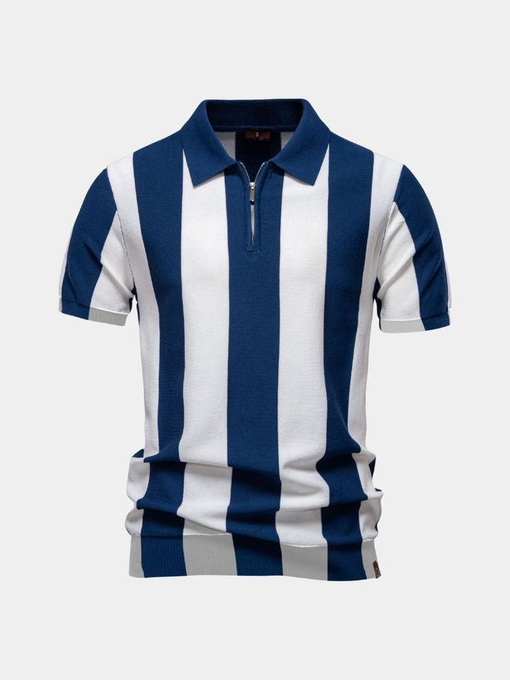 Navy Stripe Polo - Dalton & Rowe