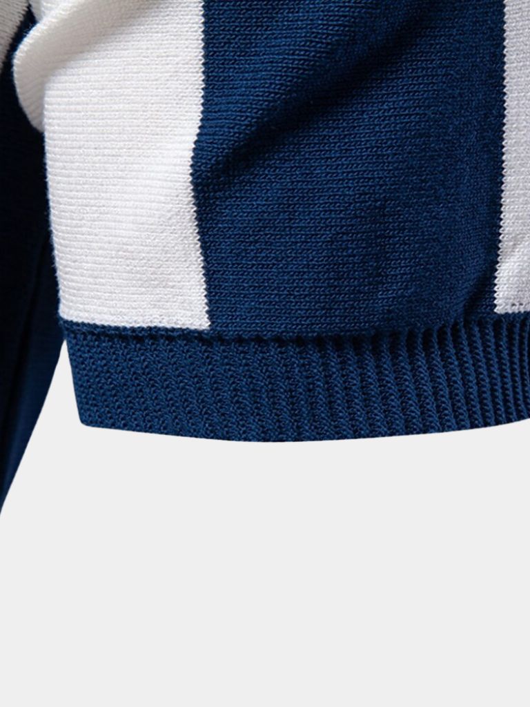 Navy Stripe Polo - Dalton & Rowe