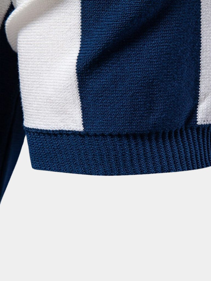 Navy Stripe Polo - Dalton & Rowe