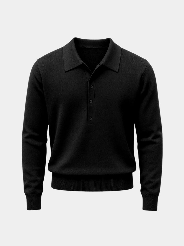 Old Money Knit Polo Pullover - Dalton & Rowe