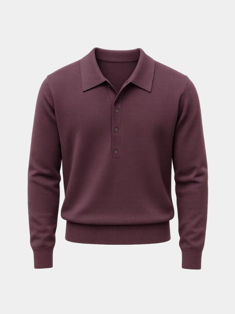 Old Money Knit Polo Pullover - Dalton & Rowe