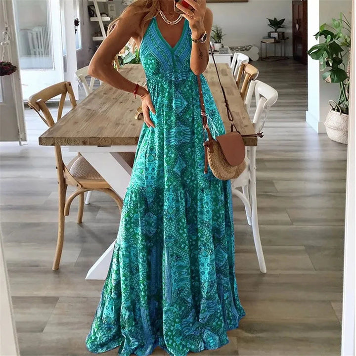 Florine | Vestido Maxi Bohemio