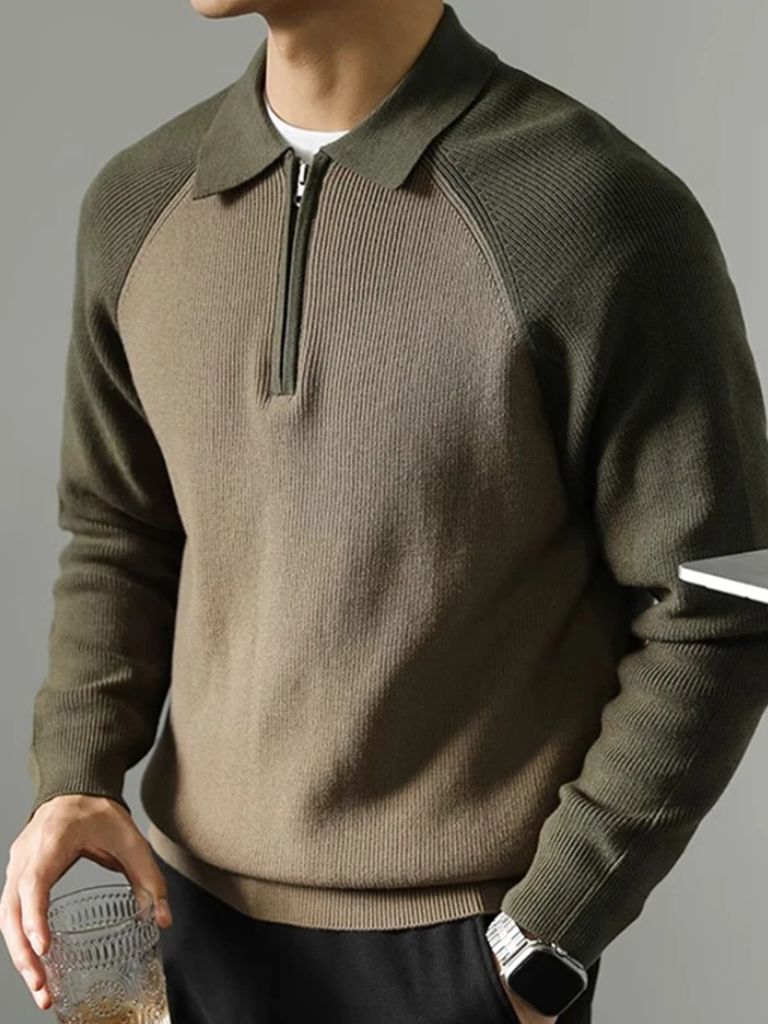Raglan Quarter Zip Sweater - Dalton & Rowe