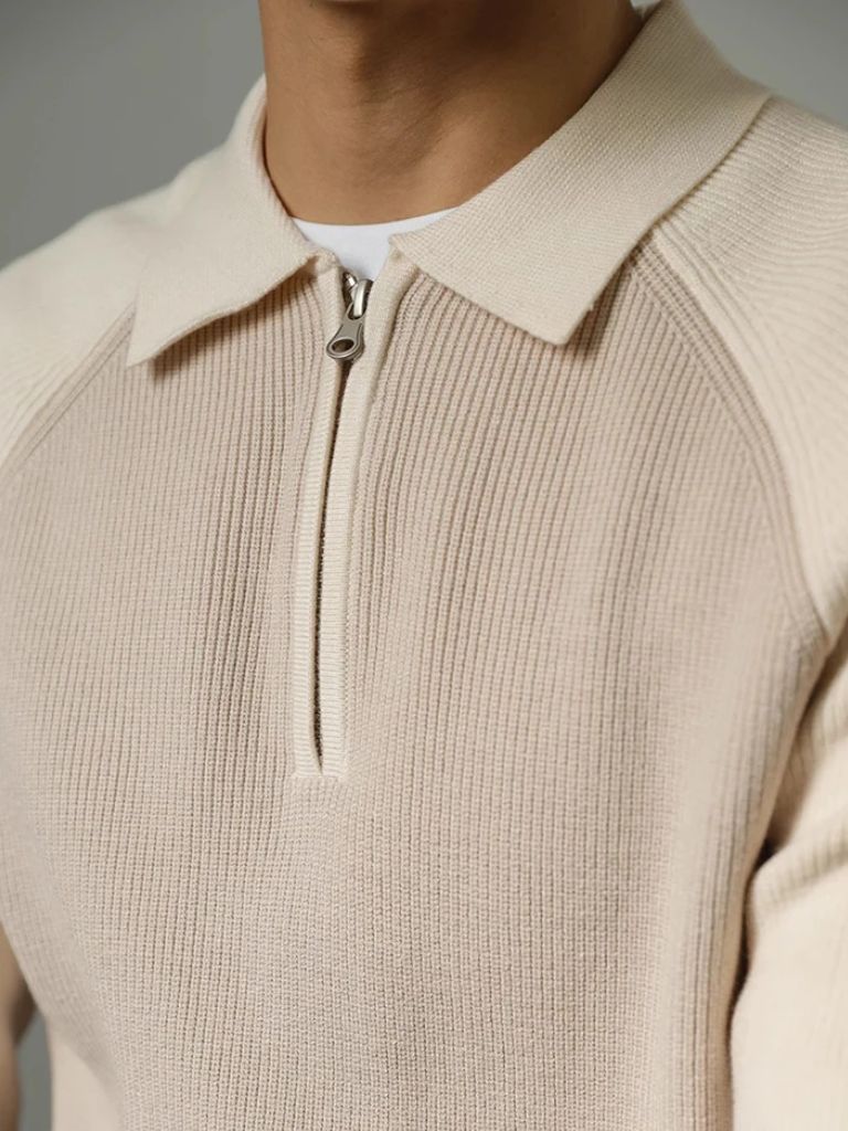 Raglan Quarter Zip Sweater - Dalton & Rowe