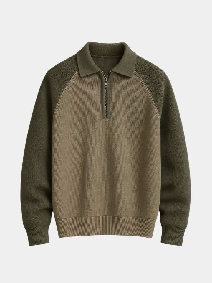 Raglan Quarter Zip Sweater - Dalton & Rowe