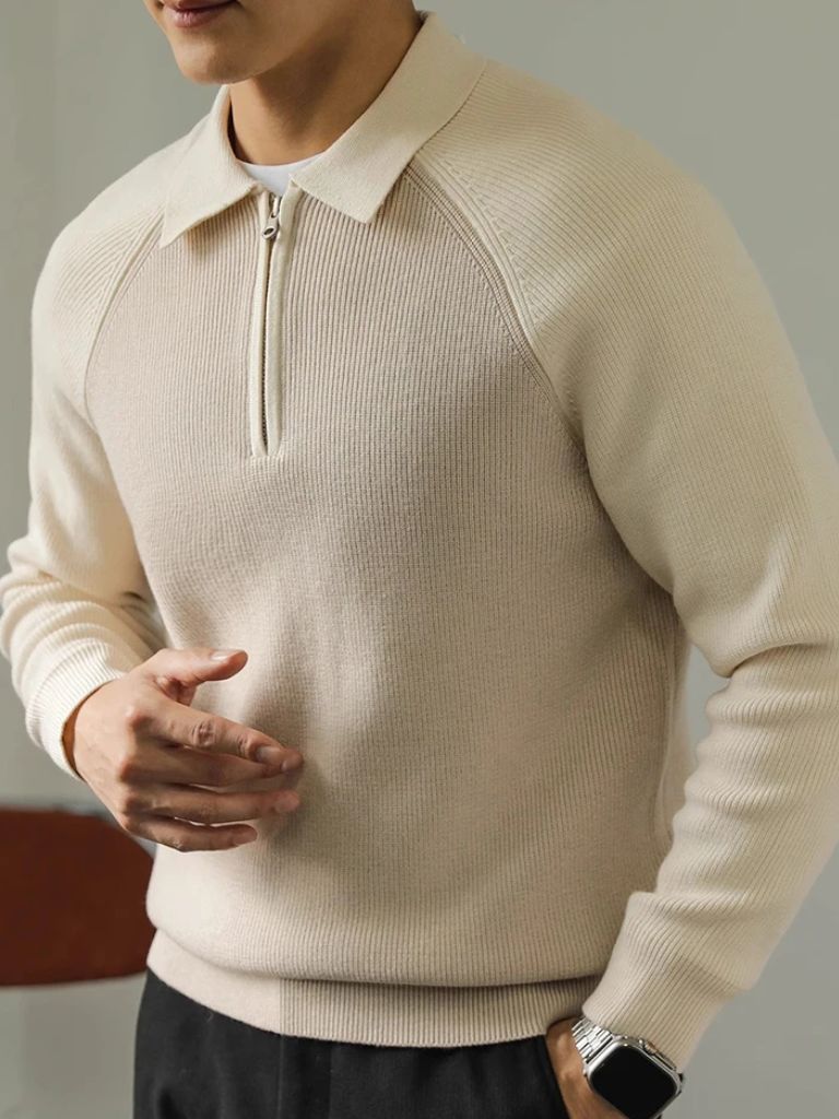 Raglan Quarter Zip Sweater - Dalton & Rowe