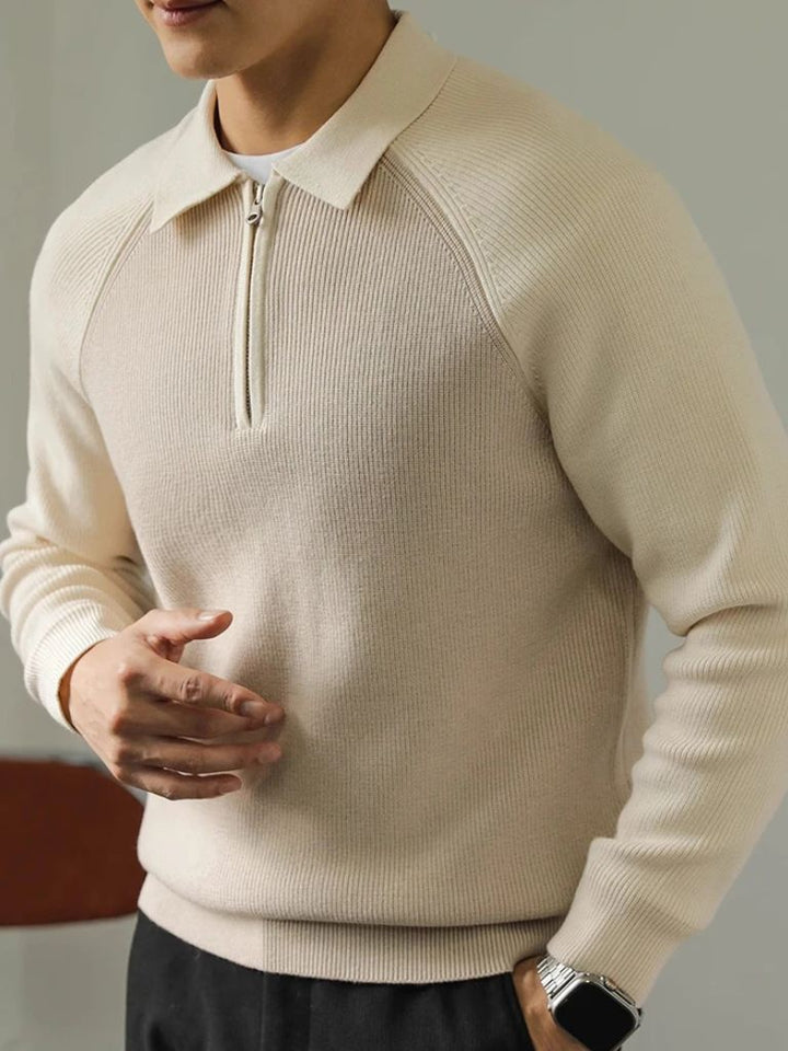 Raglan Quarter Zip Sweater - Dalton & Rowe