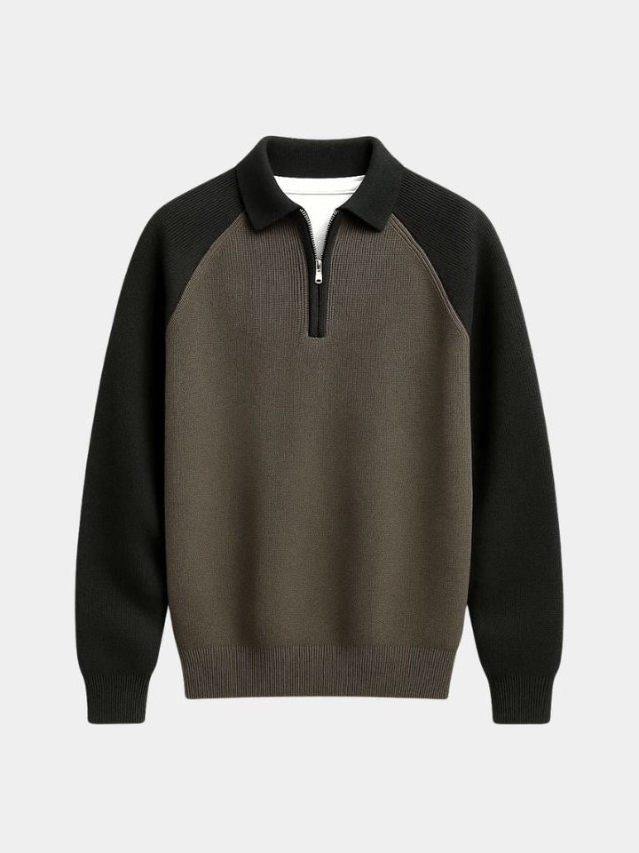 Raglan Quarter Zip Sweater - Dalton & Rowe