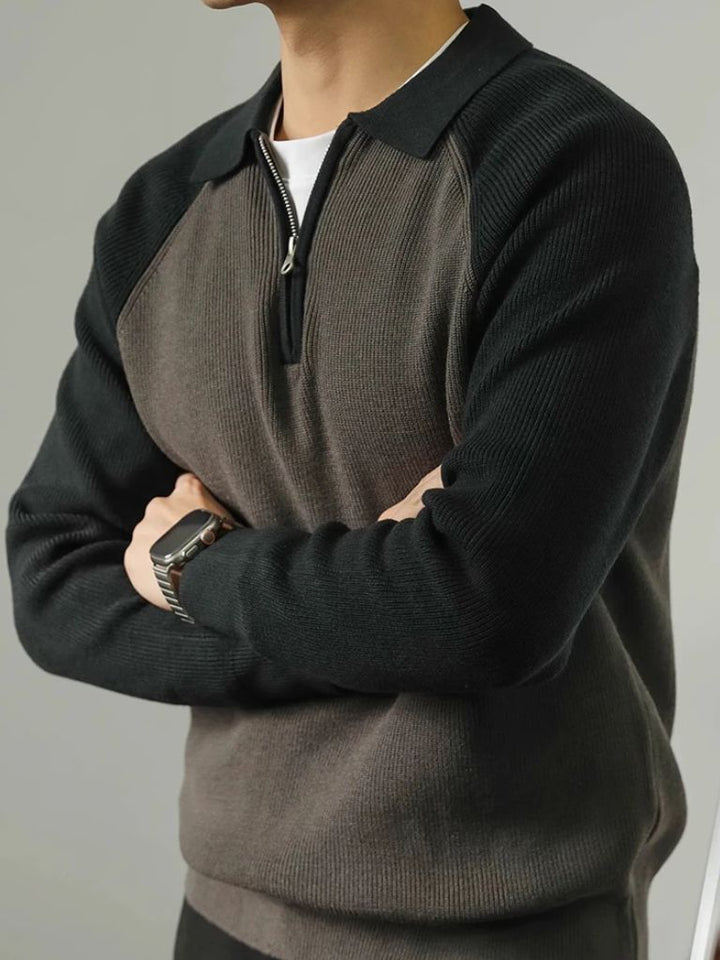 Raglan Quarter Zip Sweater - Dalton & Rowe