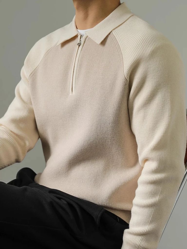 Raglan Quarter Zip Sweater - Dalton & Rowe