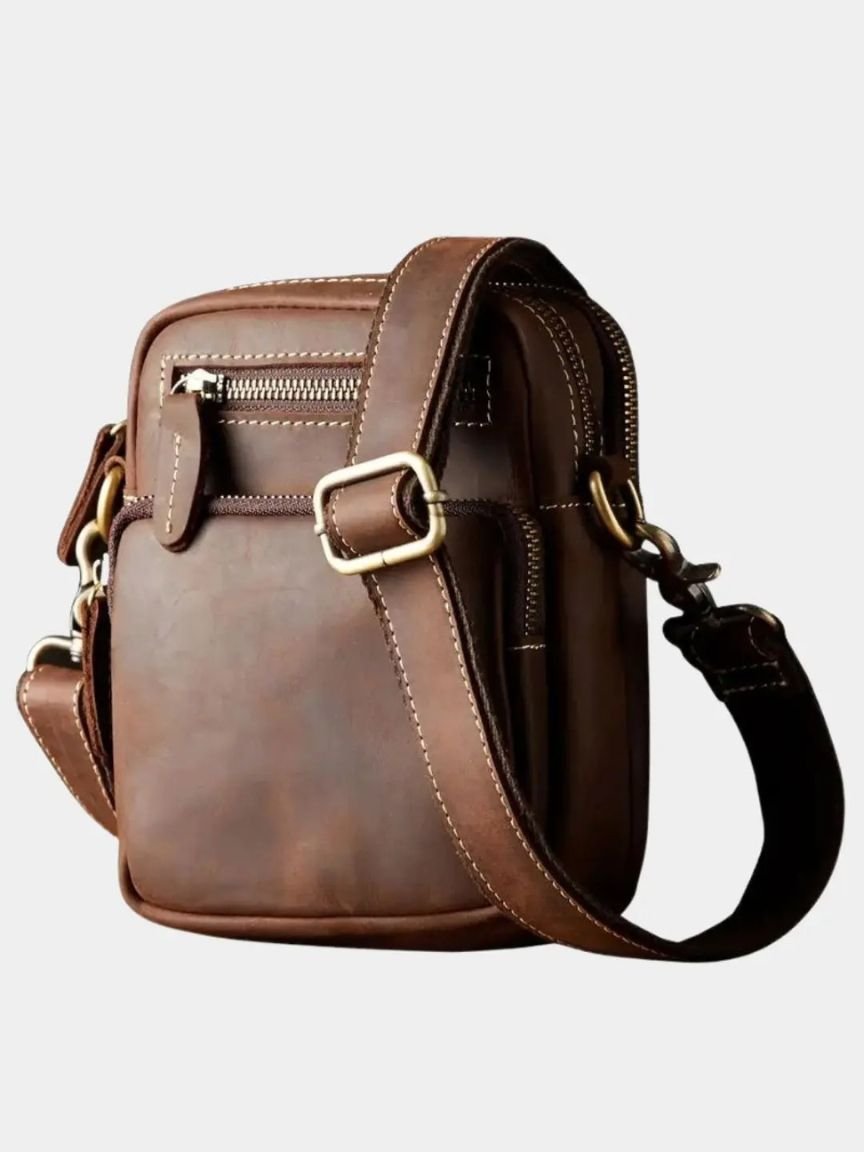 Retro Leather Men's Shoulder Bag - Dalton & Rowe