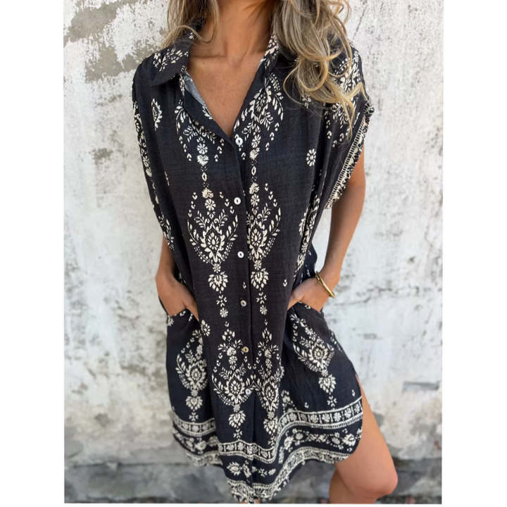Quitterie | Vestido Camisa Bohemio