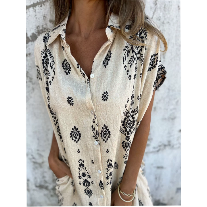 Quitterie | Vestido Camisa Bohemio