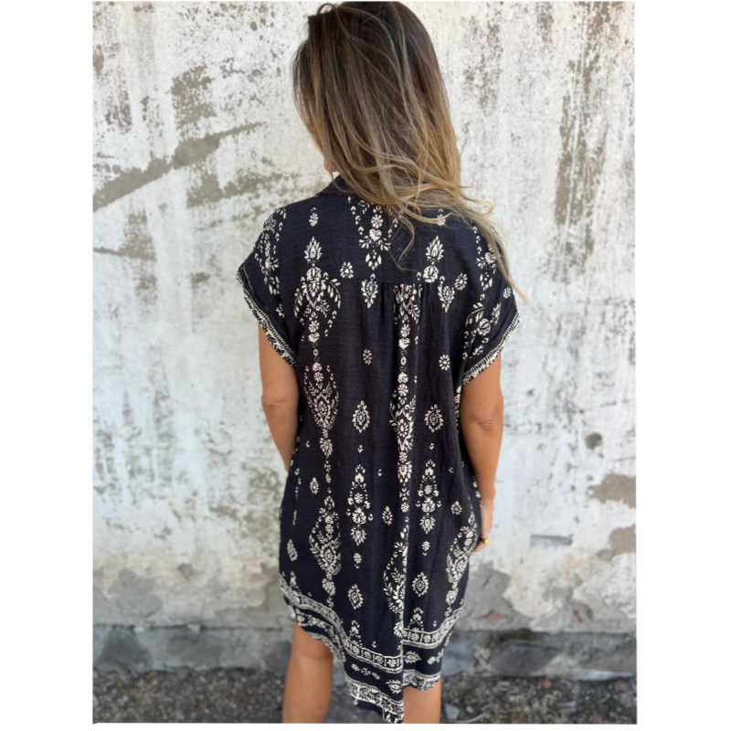 Quitterie | Vestido Camisa Bohemio