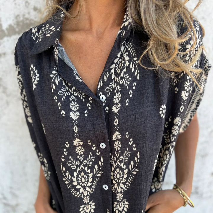 Quitterie | Vestido Camisa Bohemio