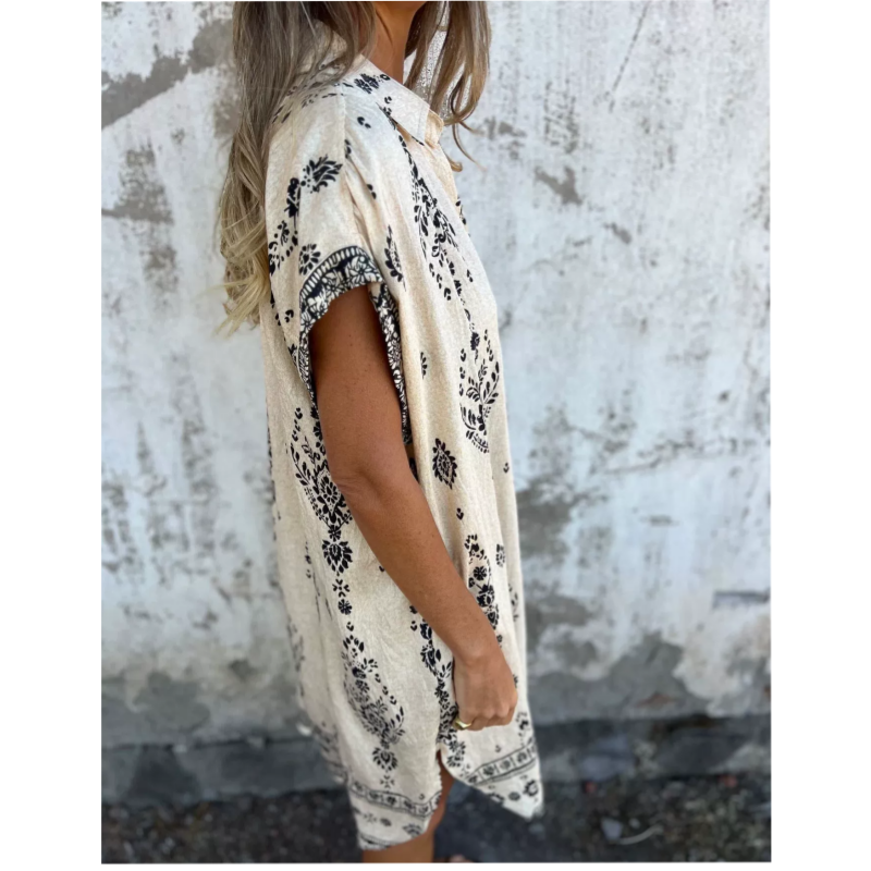 Quitterie | Vestido Camisa Bohemio
