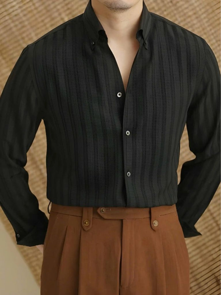 Striped Button Down Seersucker Shirt - Dalton & Rowe