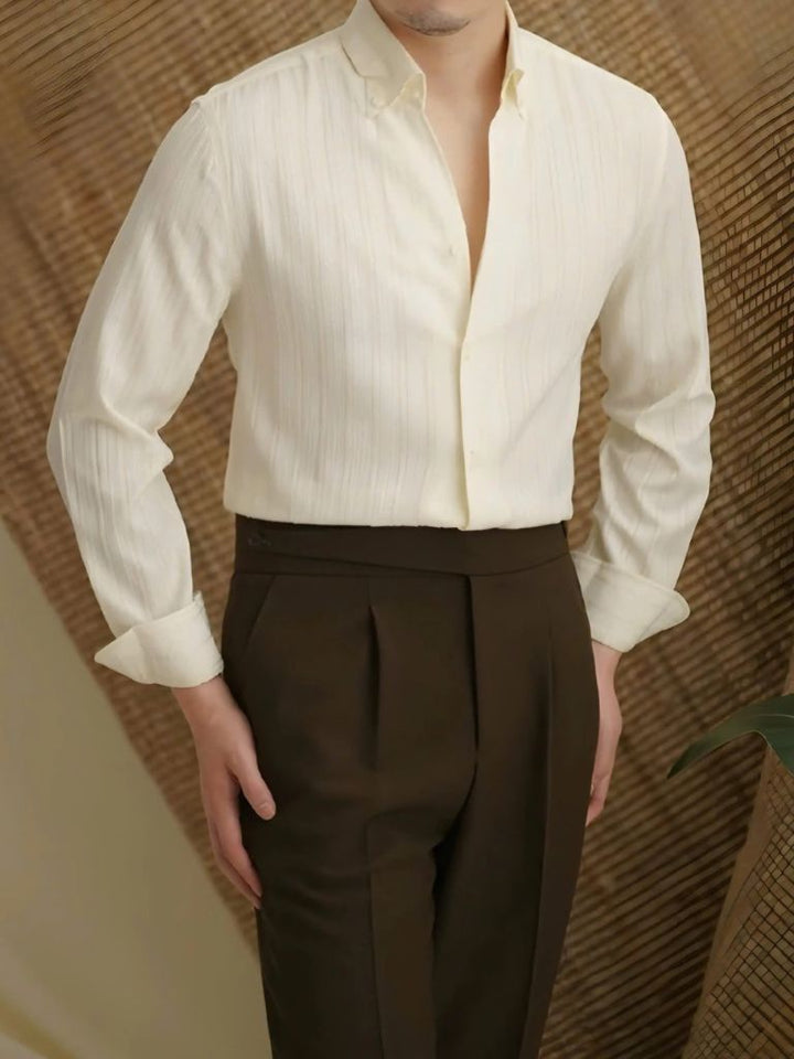 Striped Button Down Seersucker Shirt - Dalton & Rowe