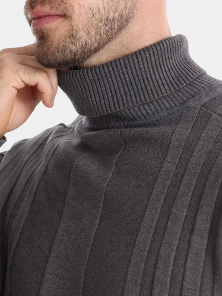 Turtleneck Knitwear Pullover Sweater - Dalton & Rowe