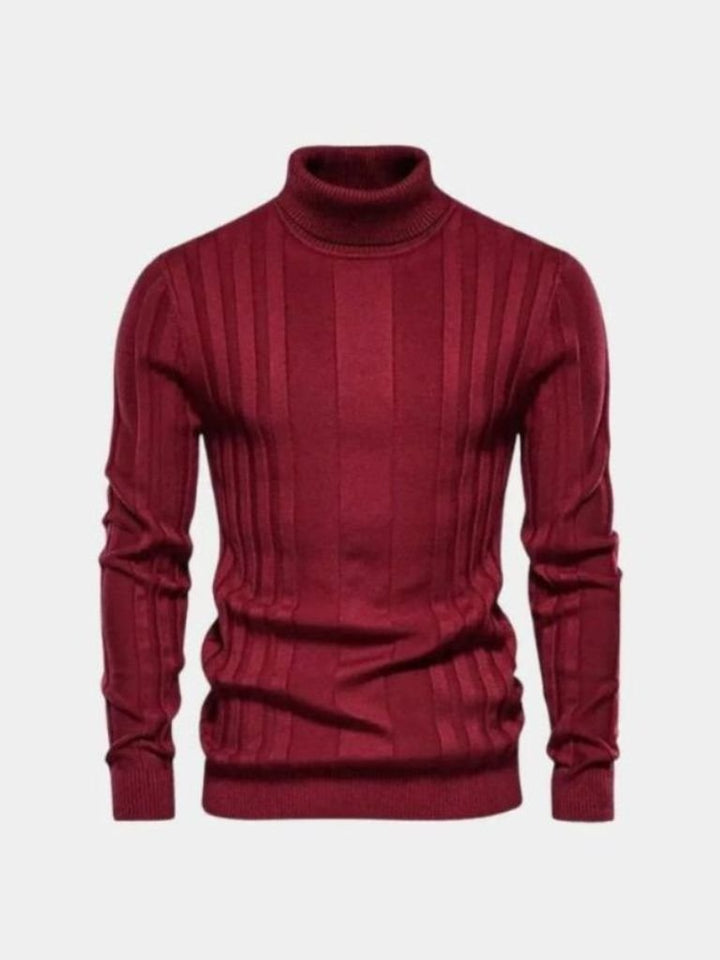 Turtleneck Knitwear Pullover Sweater - Dalton & Rowe
